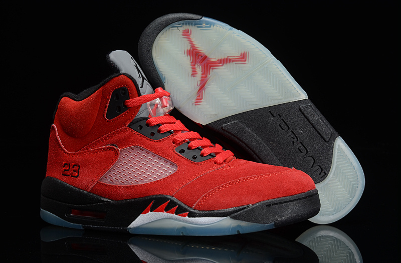 Air Jordan 5 Mens Shoes Aaa Red/Black Online